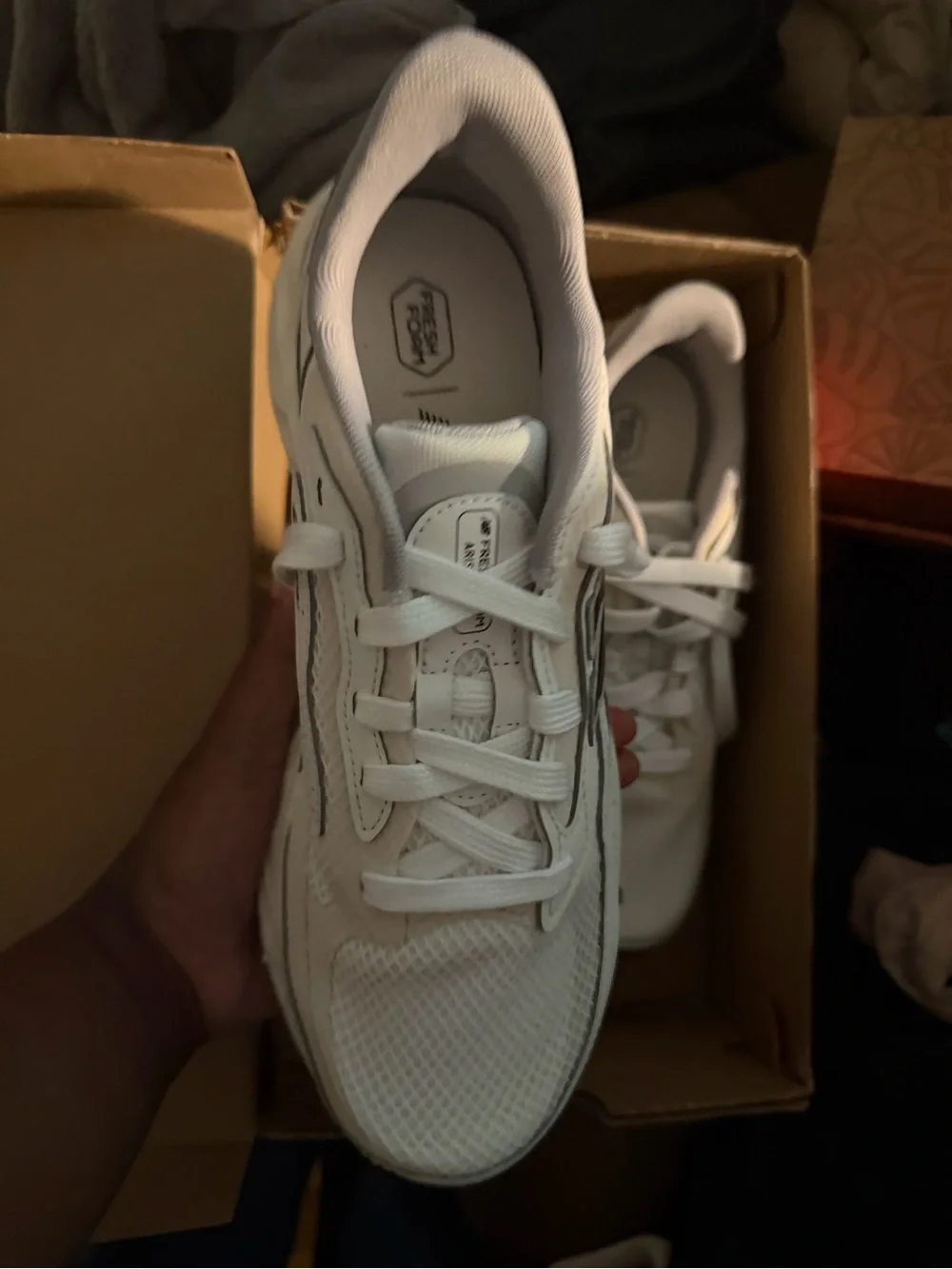 New Balance Women’s White Athletic Running Sneakers